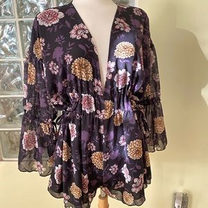 Summery floral romper